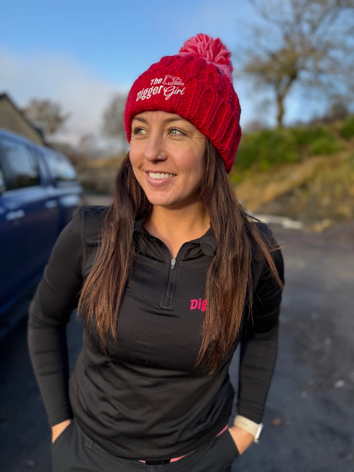 DG Limited Edition Bobble Hat - Pink