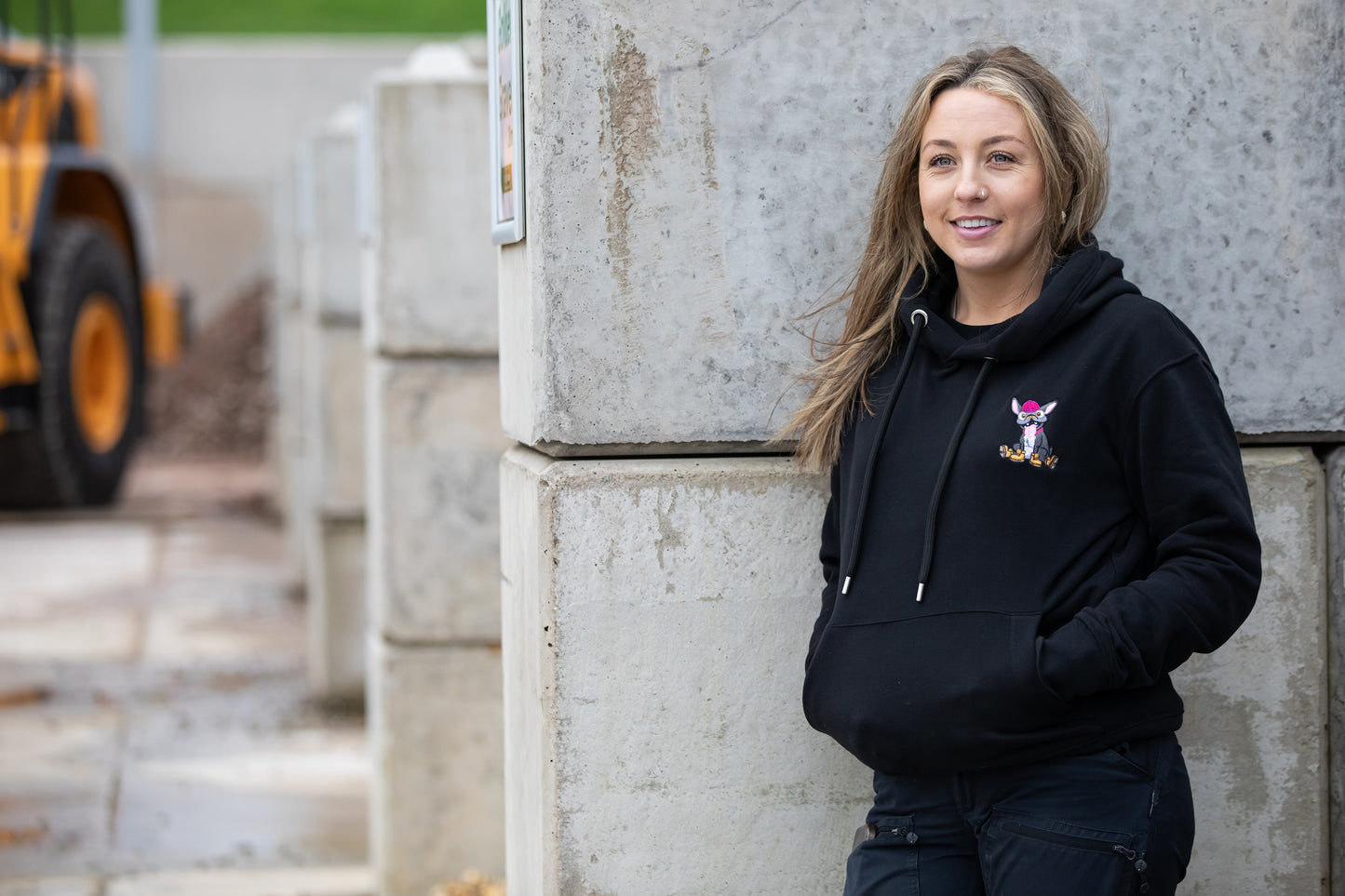 'Dipper the Dog' Adults Hoodie - Black