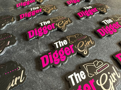 The Digger Girl Sticker