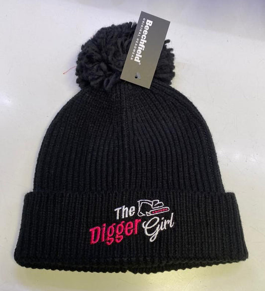 The Digger Girl Winter Bobble Hat